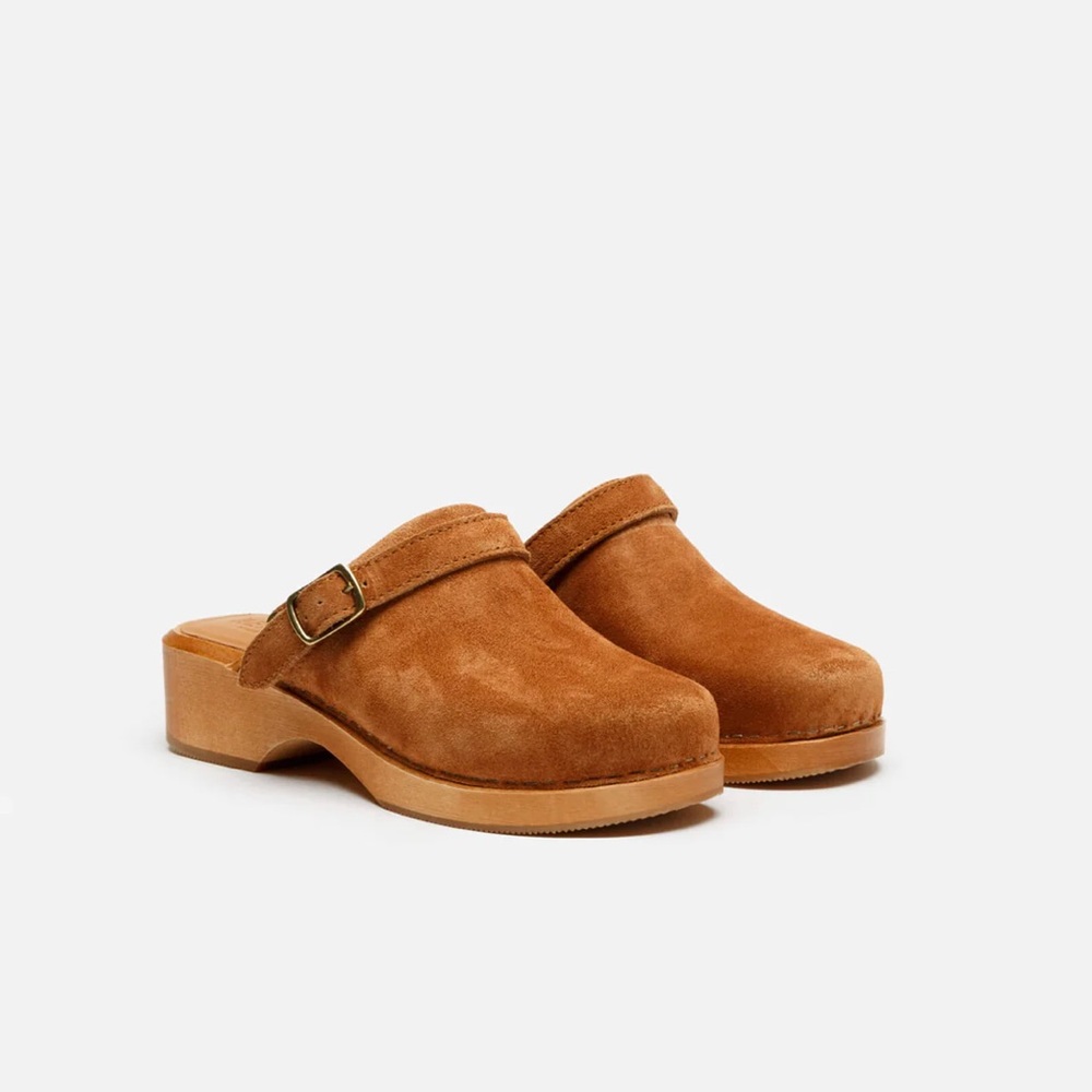 Re/Done Suede Clogs